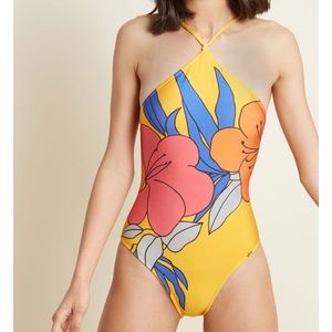 Salinas Tranquil Tropics One Piece Floral Swimsuit